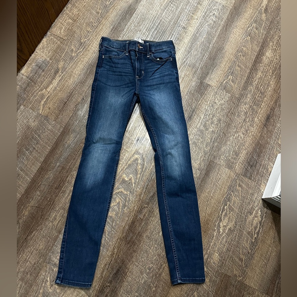 Girls A&F Kids High Rise Jean Legging